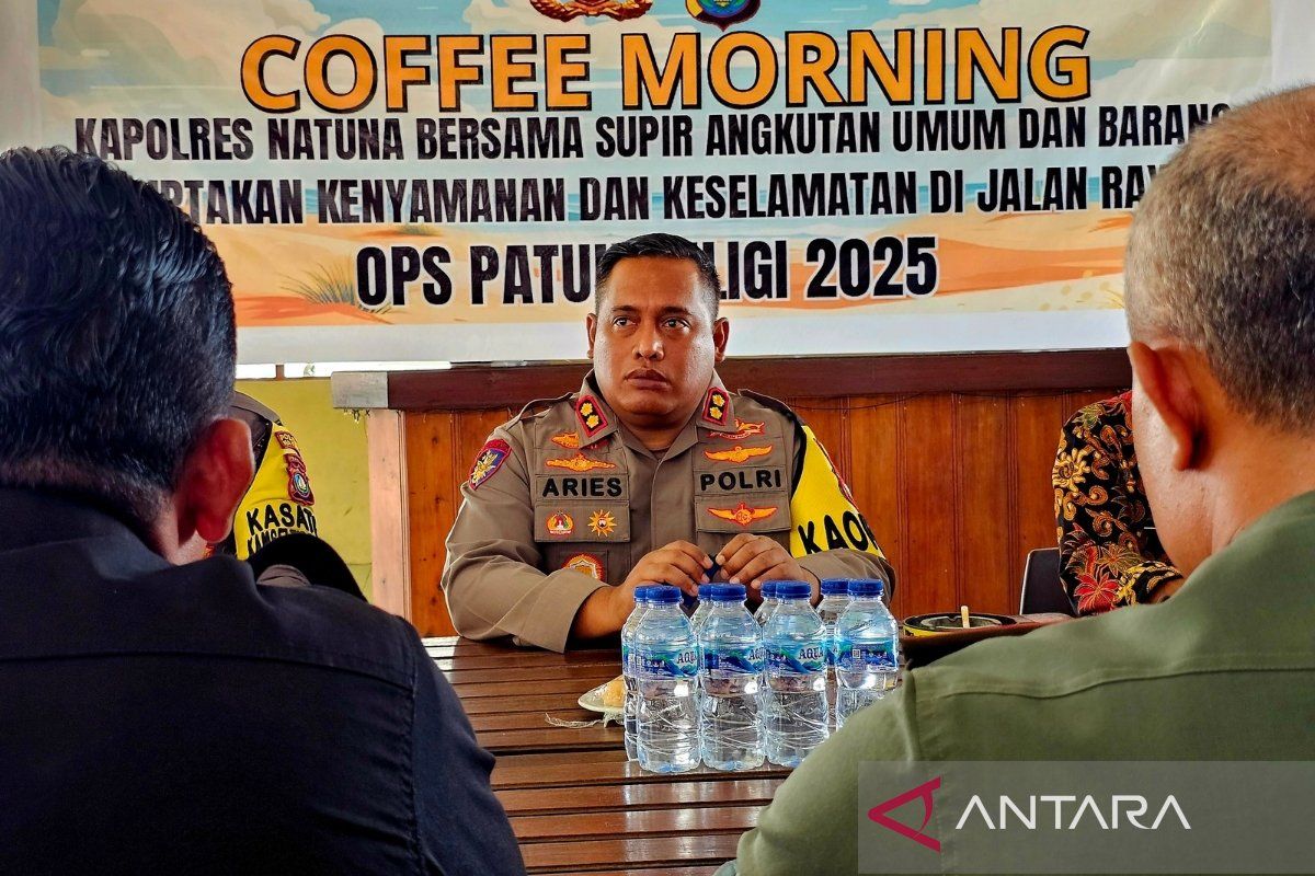 Polres Natuna gandeng sopir angkutan guna ciptakan keselamatan lalu lintas
