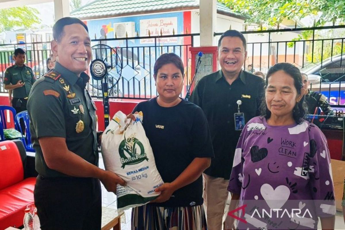 TNI-Bulog bersinergi pastikan bantuan pangan sampai ke perdesaan Kalteng