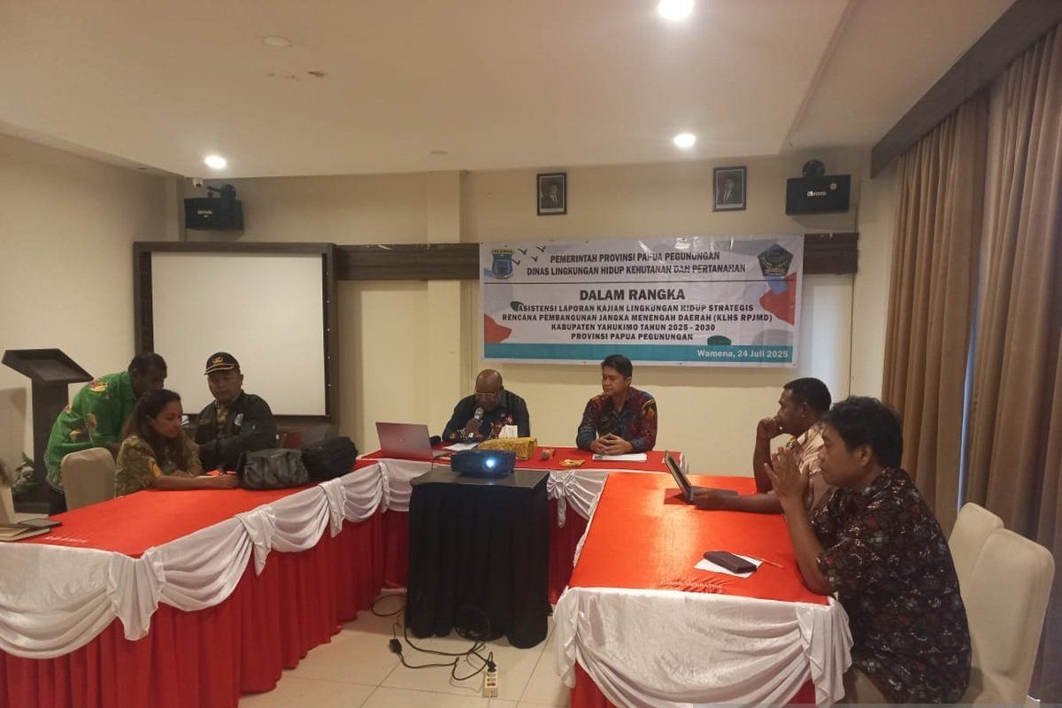 Pemprov Papeg perkuat kajian lingkungan bersama Pemkab Yahukimo dan Pegubin