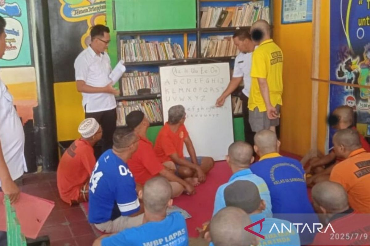Lapas Narkotika Samarinda berantas buta aksara warga binaan