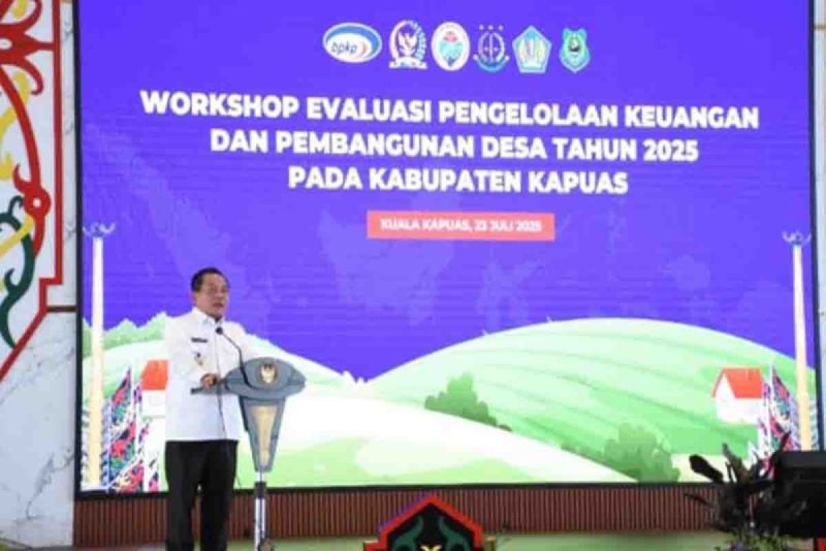 Bupati Kapuas ingatkan pemdes kelola keuangan desa dapat dipertanggungjawabkan