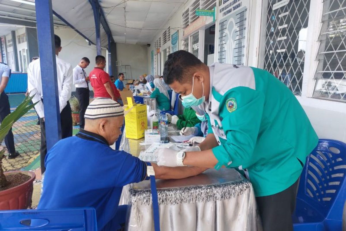 Rutan Lubuk Sikaping lakukan skrining untuk cegah penyakit menular HIV dan sifilis