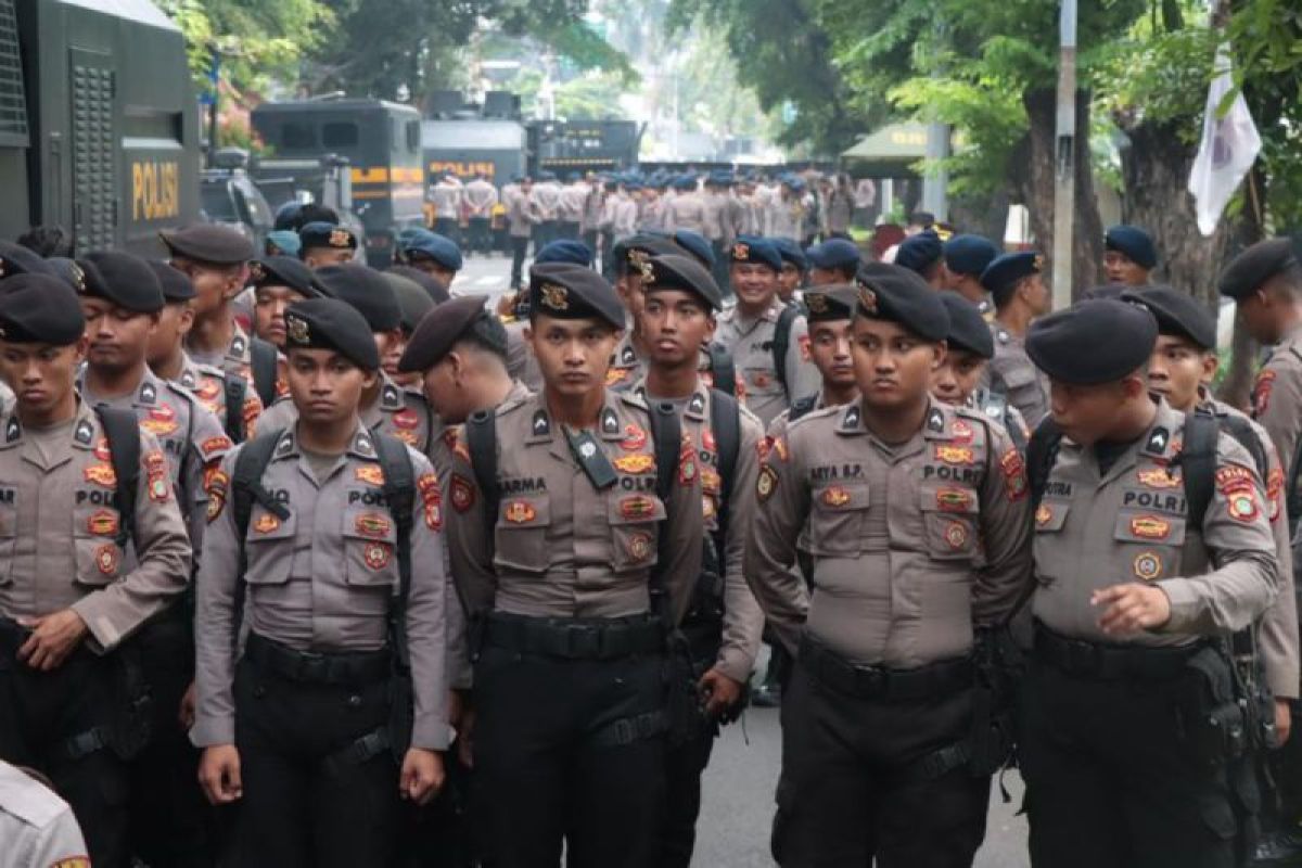 Polisi siagakan 1.658 anggota amankan sidang putusan Hasto Kristiyanto