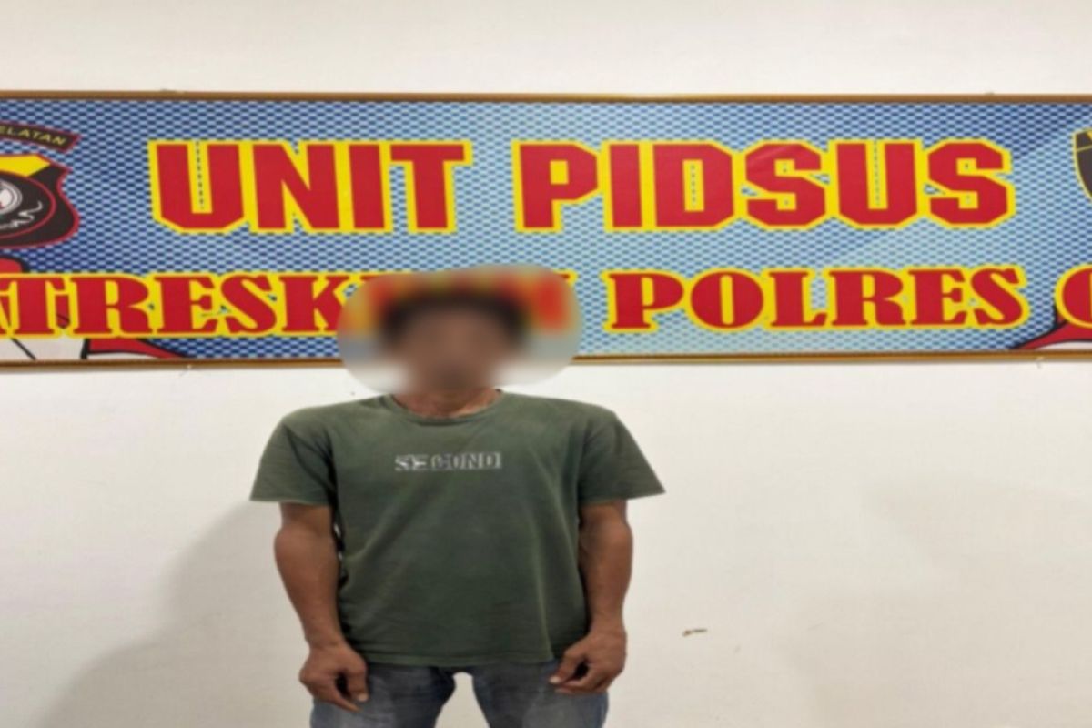 Polres OKU tangkap seorang tersangka penimbun BBM bersubsidi