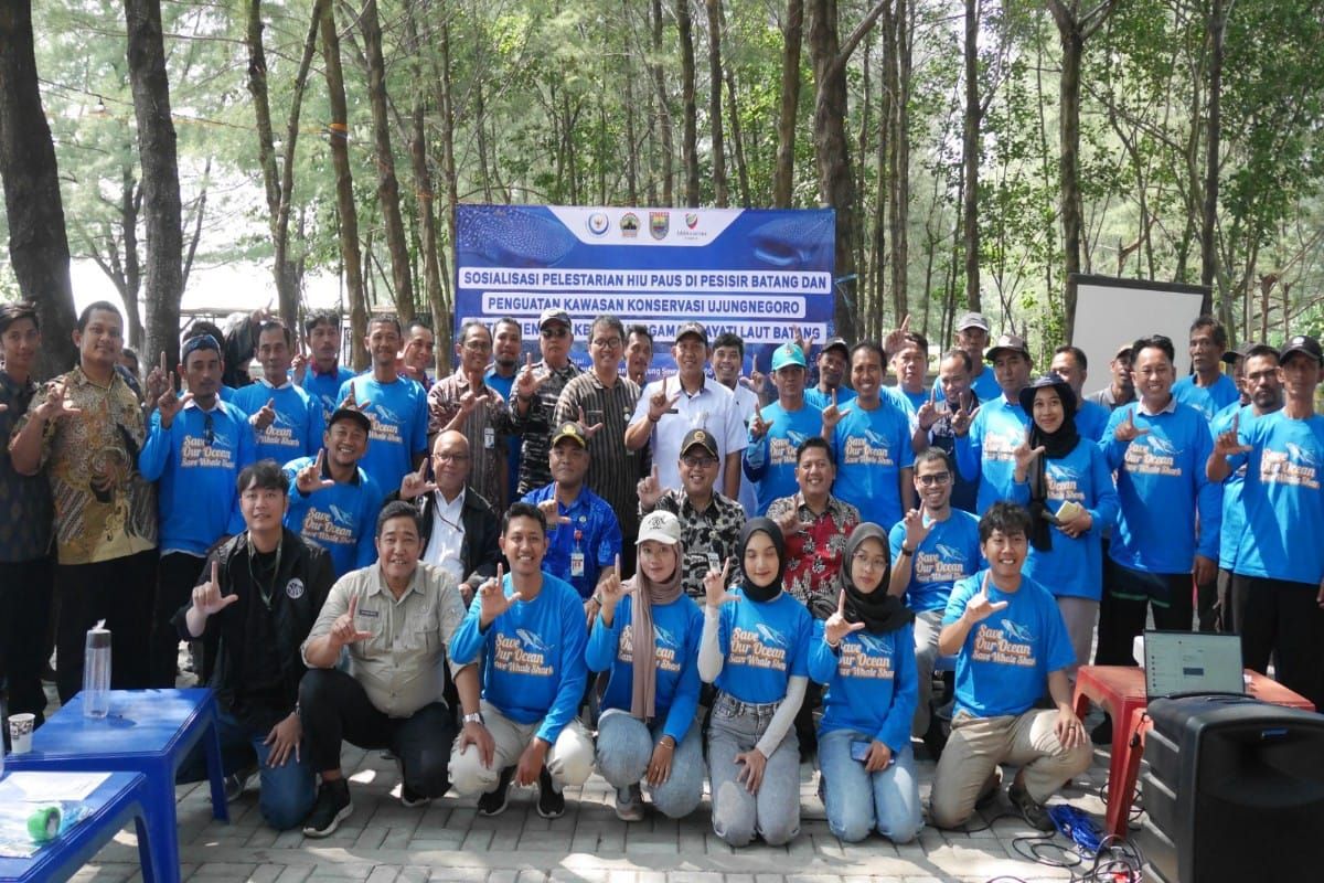 Pemprov Jateng-PLTU ajak multi stakeholder bersinergi jaga habitat hiu paus