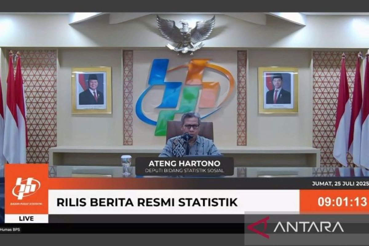 BPS: Persentase penduduk miskin Maret 2025 turun jadi 8,47 persen
