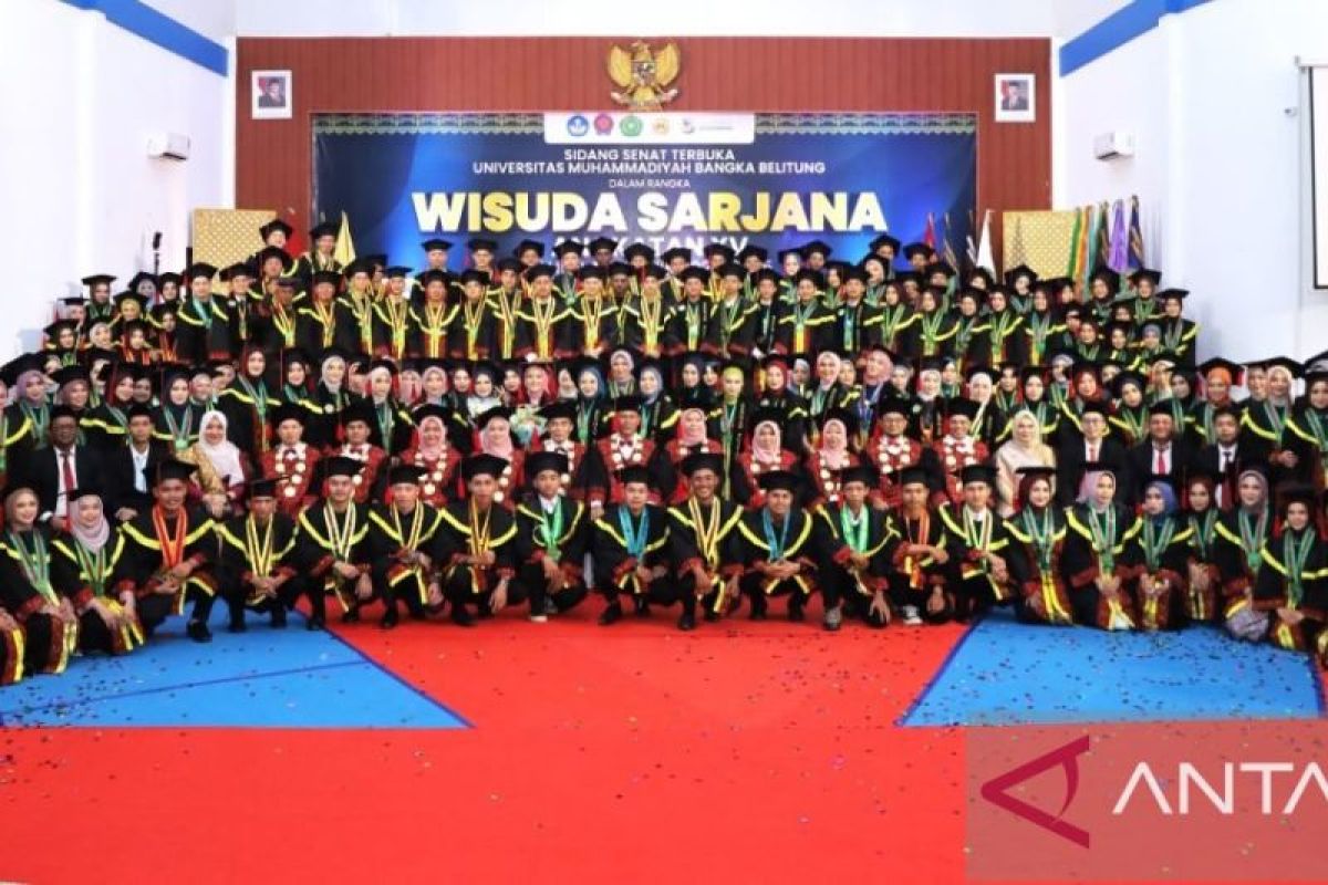 161 wisudawan Unmuh Babel ikuti wisuda angkatan ke-XV