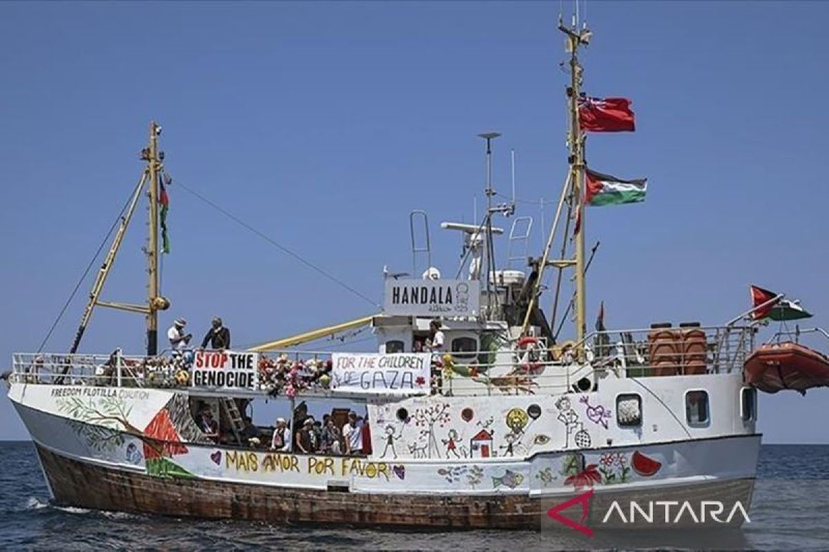 Kronologi kapal bantuan ke Gaza dicegat Israel di tengah laut