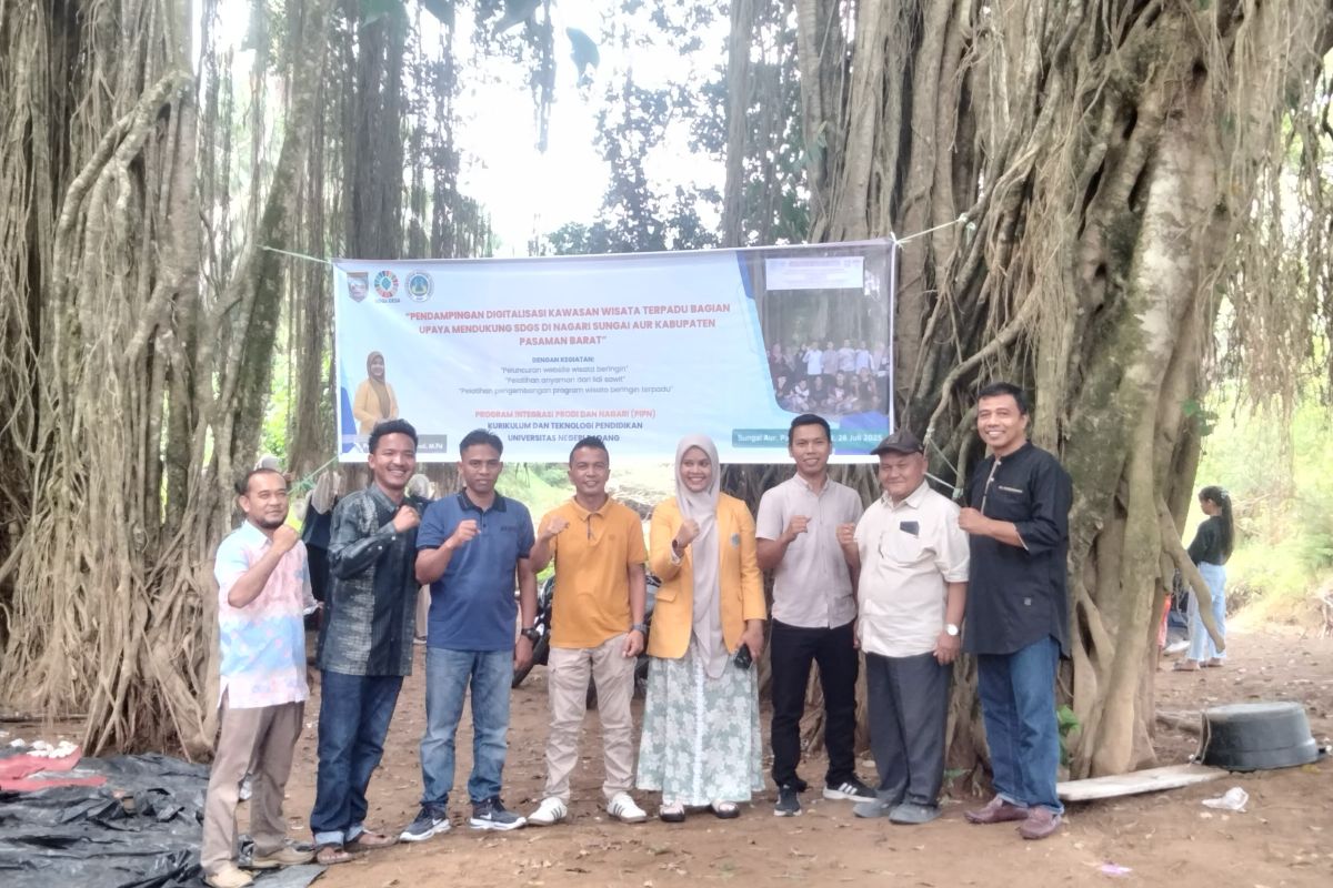 Tim Pengabdian UNP luncurkan website wisata beringin Sungai Aur Pasbar