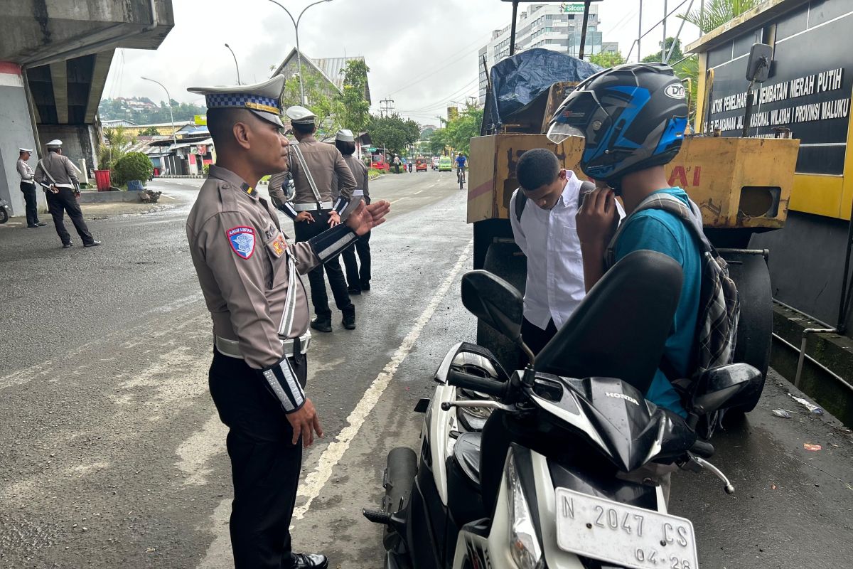 Polda Maluku  catat 553 pelanggaran selama 14 hari Operasi Patuh