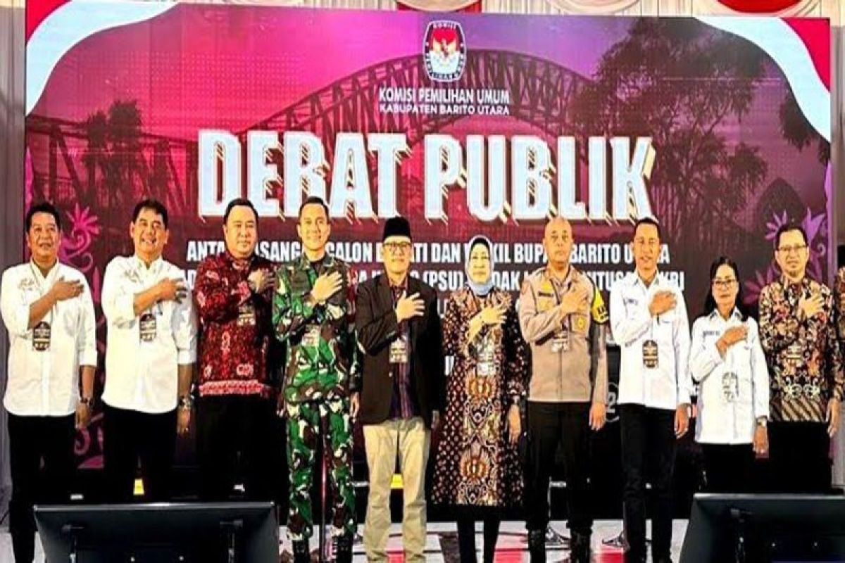 Ketua DPRD Barut hadiri debat publik pasangan calon bupati dan wabup