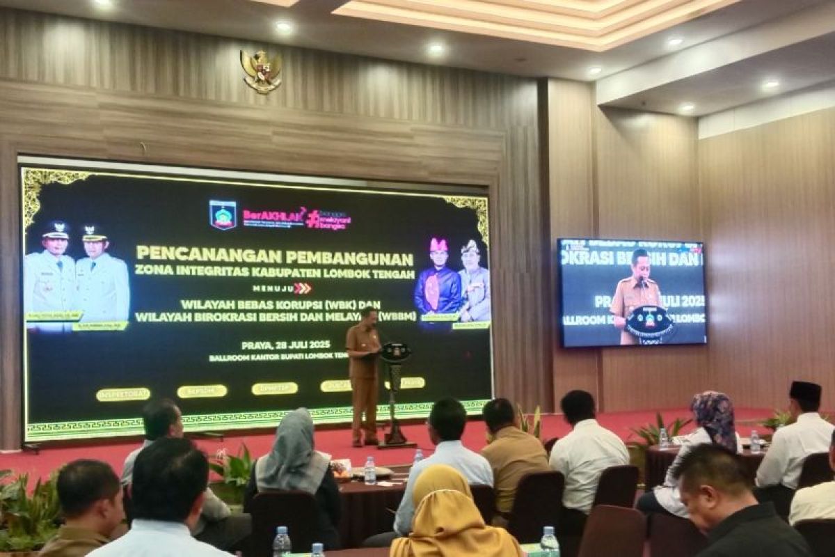 Tingkatkan pelayanan, Zona integritas dicanangkan di Lombok Tengah