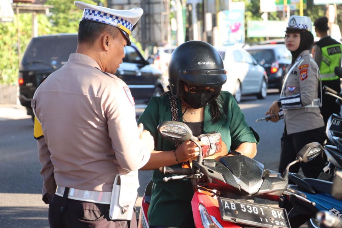 Polres Bantul tindak 2.346 pelanggaran lalu lintas dalam Operasi Patuh Progo