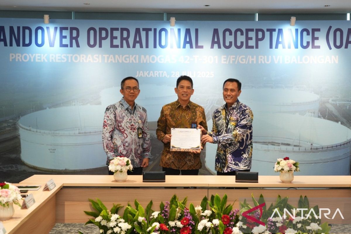 WIKA rampungkan proyek restorasi Tangki Mogas Balongan