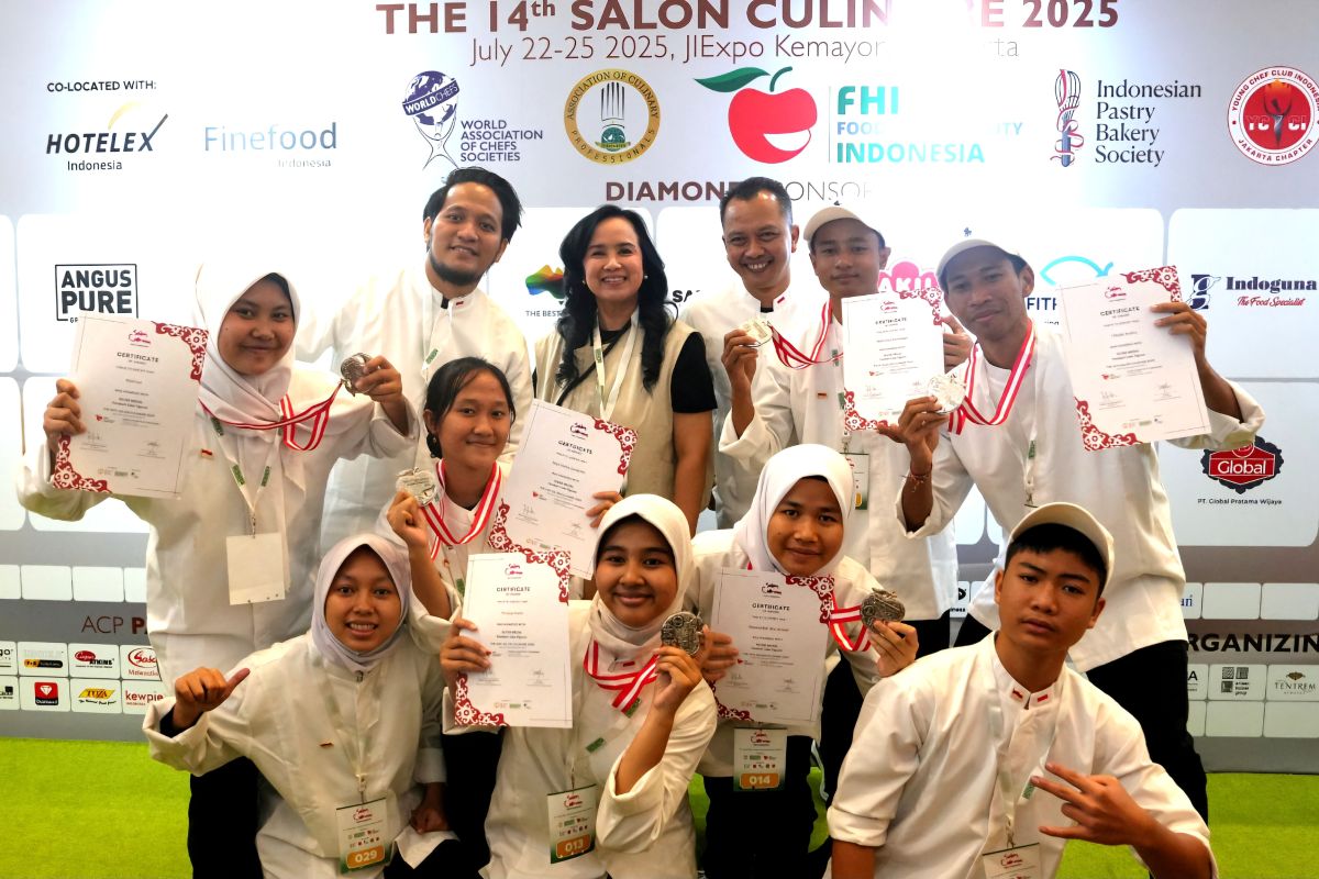 Wakil Indonesia raih 7 perak di ajang tata boga internasional