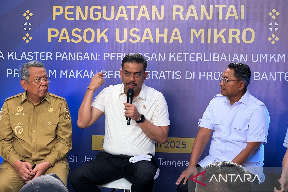 MSME backs MBG as people's economic movement: Minister