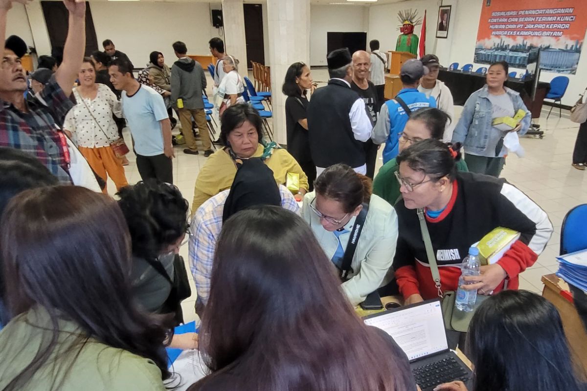 67 KK eks Kampung Bayam tandatangani kontrak untuk tempati HPPO JIS