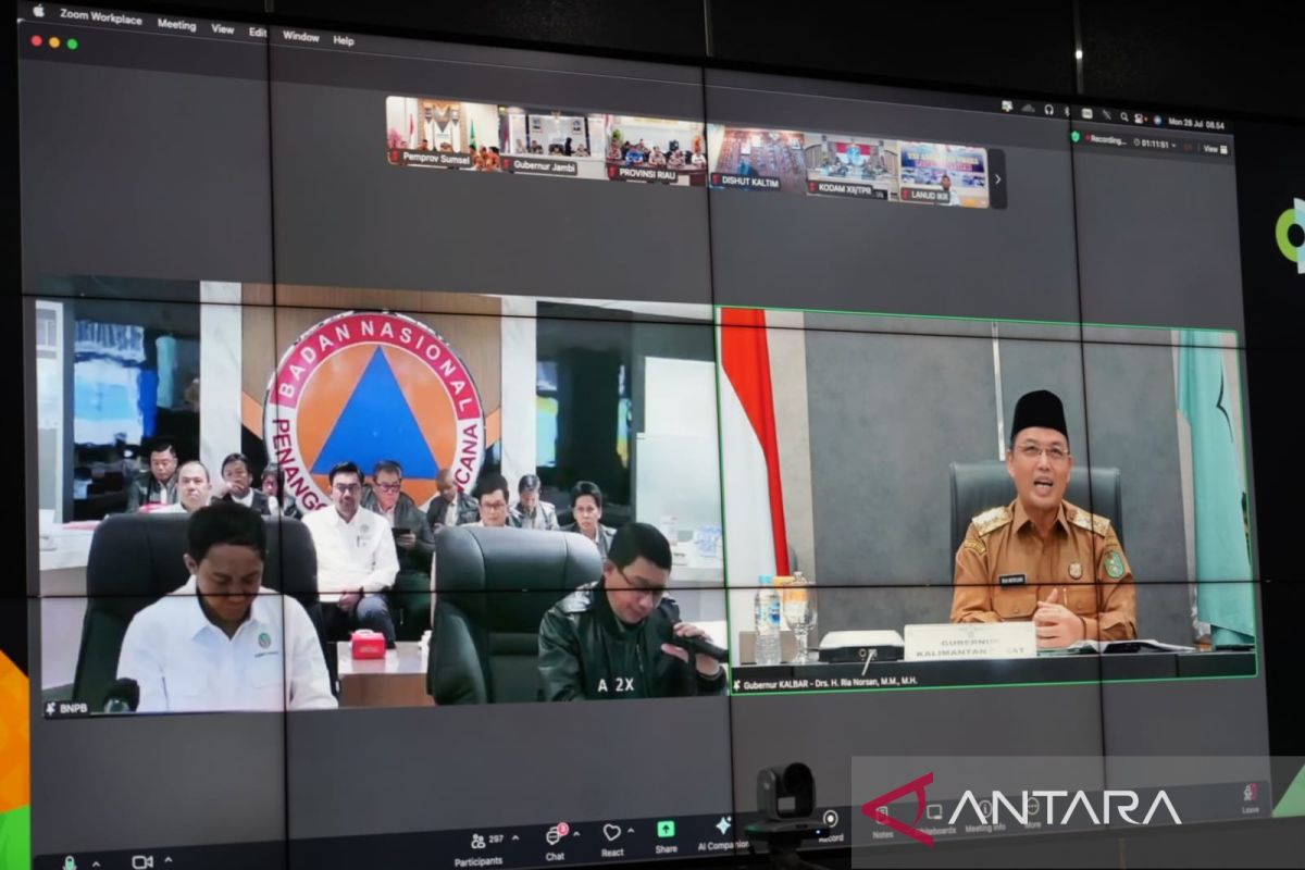 Kalimantan Barat masuk daerah prioritas penanggulangan Karhutla