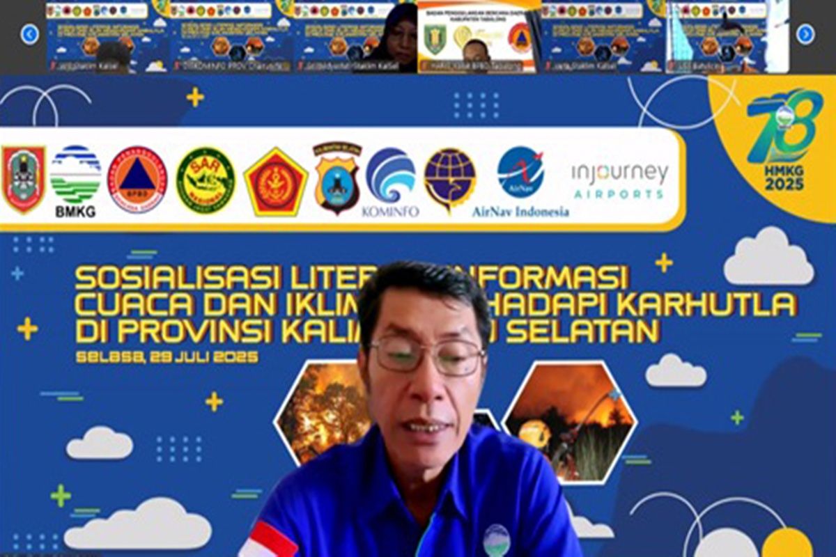 South Kalimantan BMKG boosts fire readiness efforts