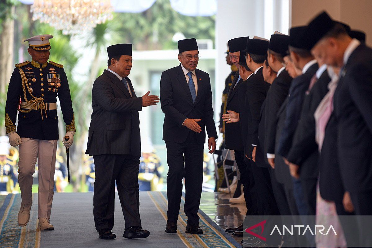Presiden Prabowo terima PM Anwar di Istana untuk Konsultasi Tahunan