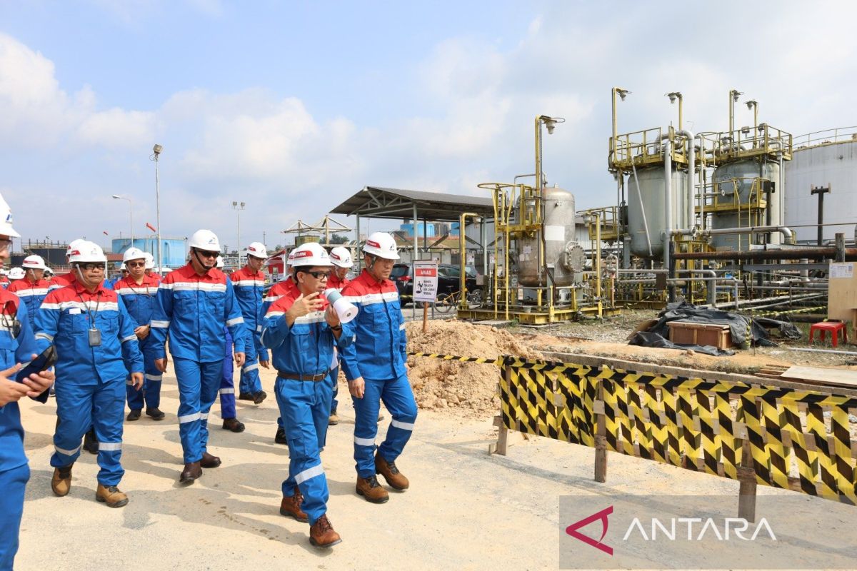 Dirut Pertamina Simon Aloysius Mantiri Kunjungi Zona Rokan