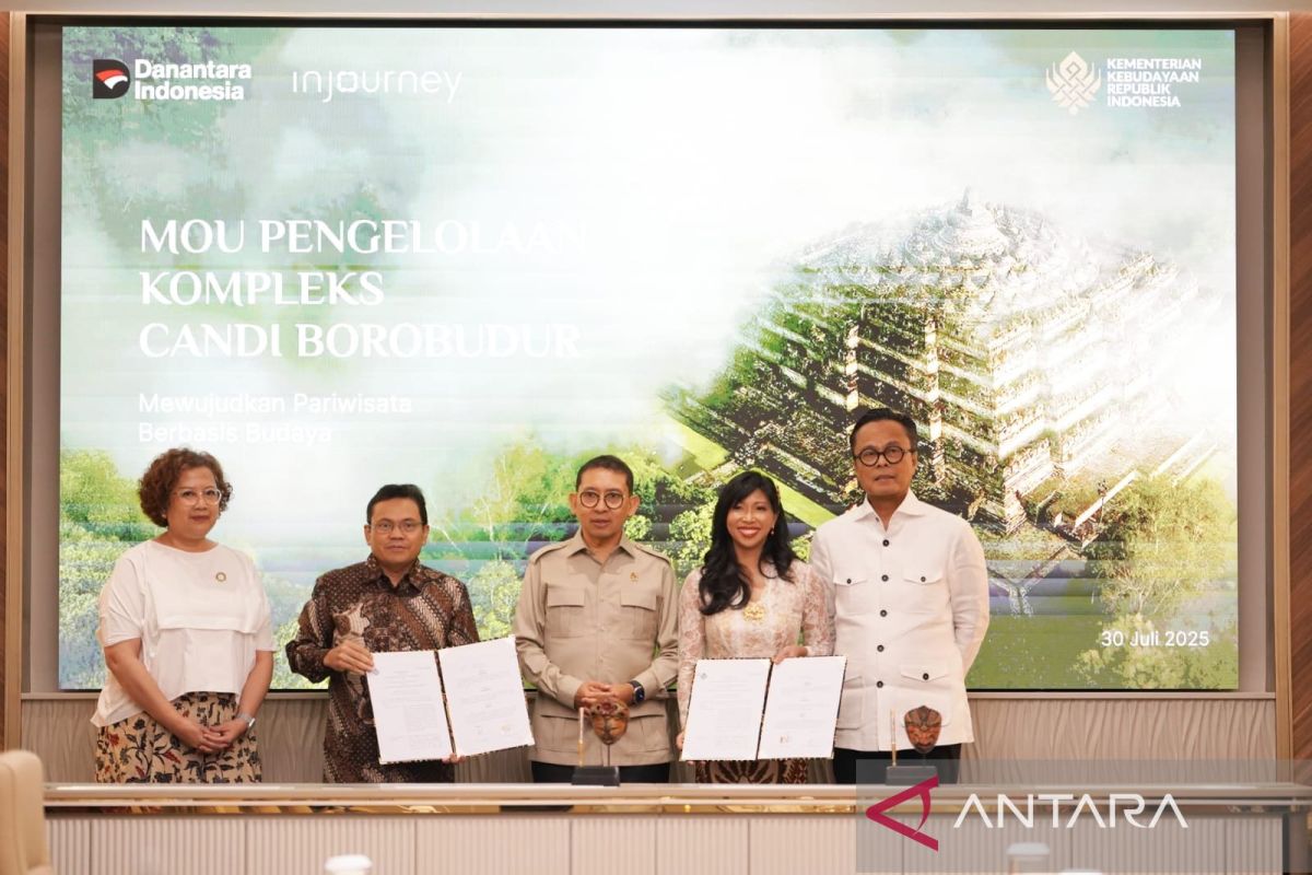 Kemen Kebudayaan-InJourney kerja sama perkuat tata kelola Borobudur