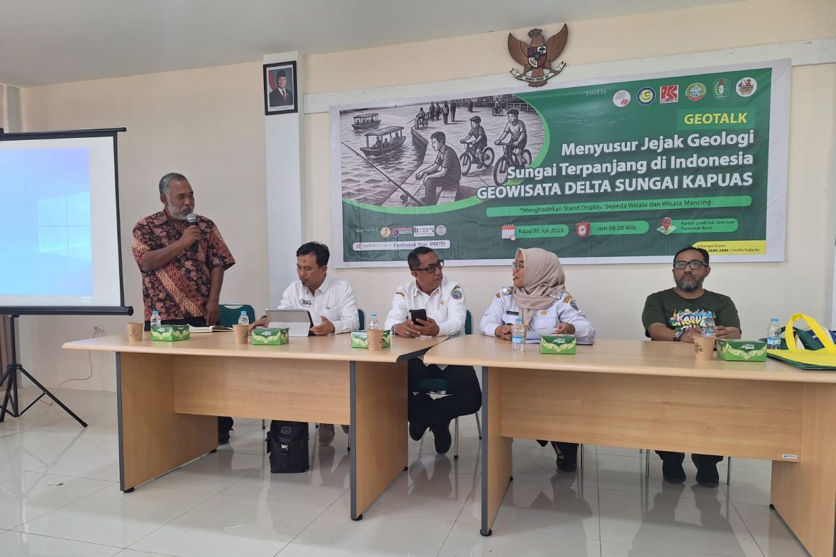 PGWI Kalbar hadirkan Geotalk menyusuri jejak geologi sungai terpanjang di Indonesia