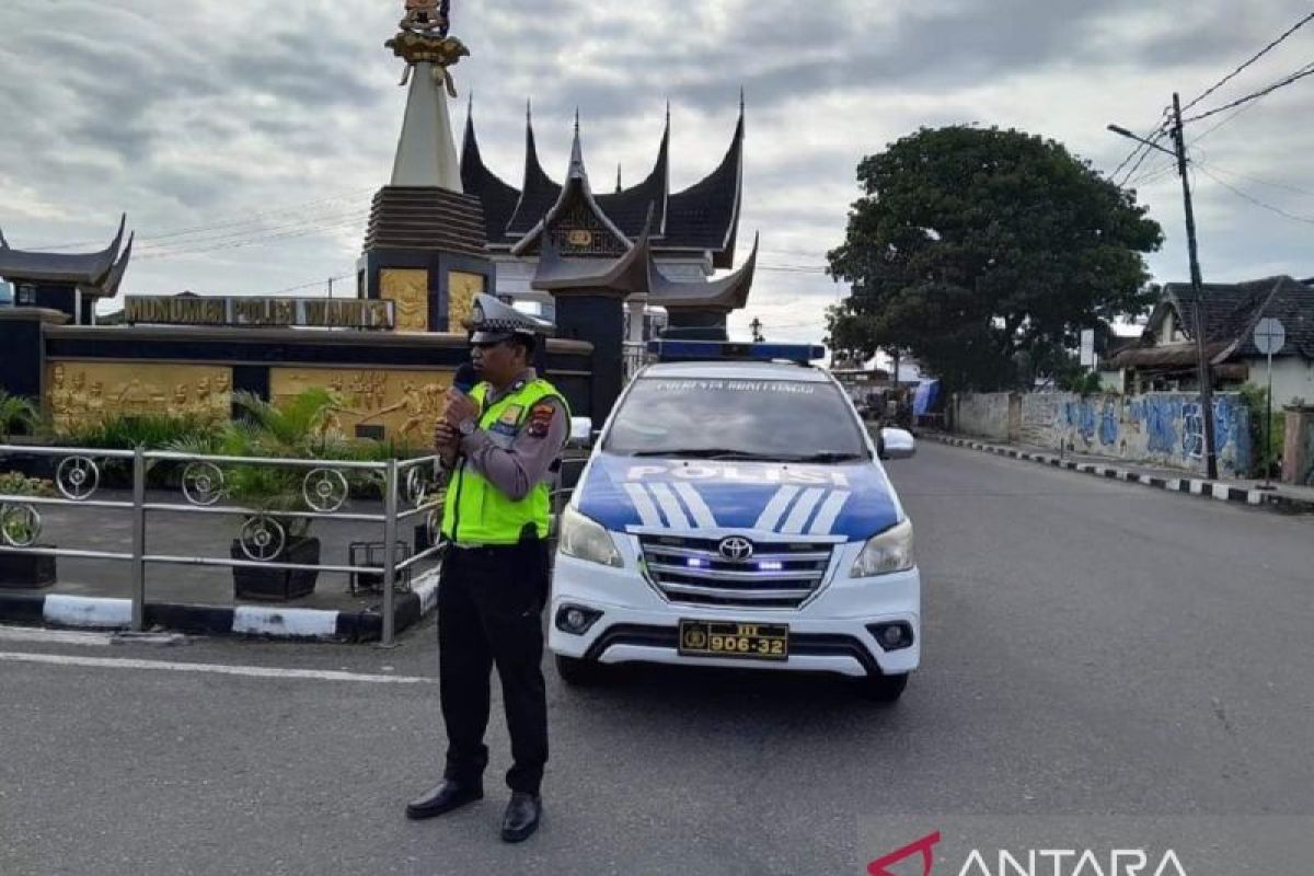 Naik dua kali lipat, Polisi tilang 510 pengendara di Operasi Patuh Bukittinggi