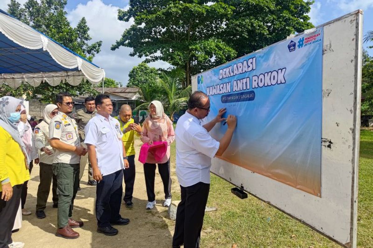 Bangka gencarkan kampanye anti rokok di lingkungan sekolah
