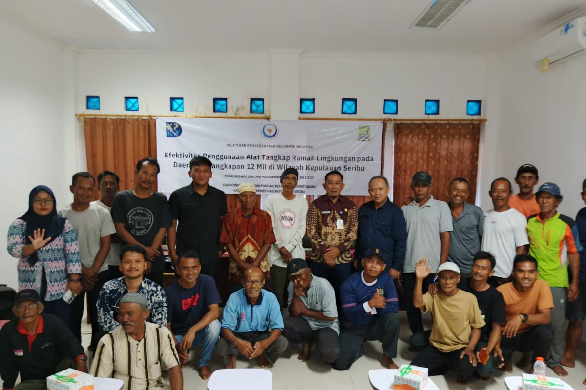 Pulau Seribu edukasi nelayan menggunakan alat tangkap ramah lingkungan