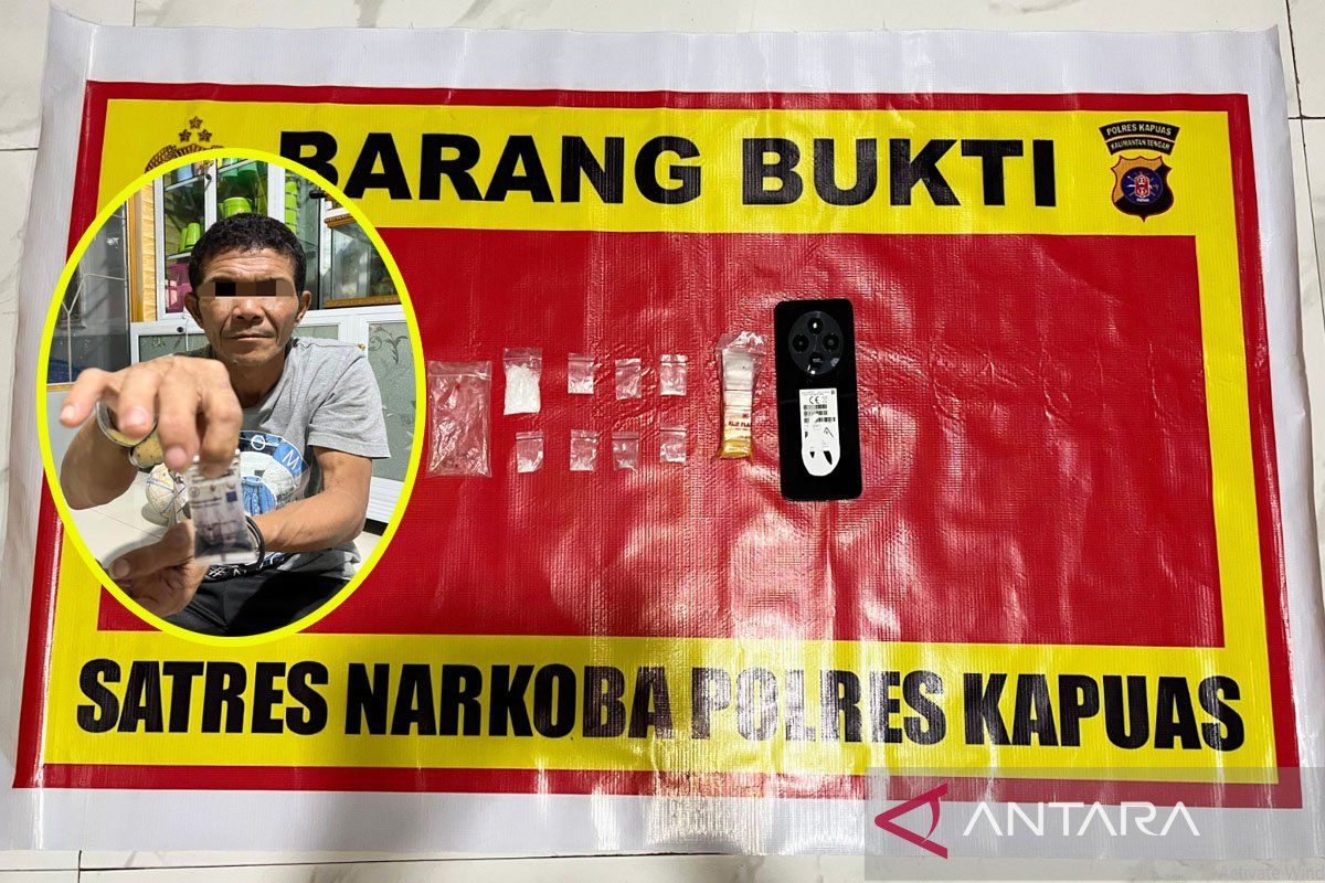Diduga edar sabu, seorang petani di Kapuas diamankan polisi