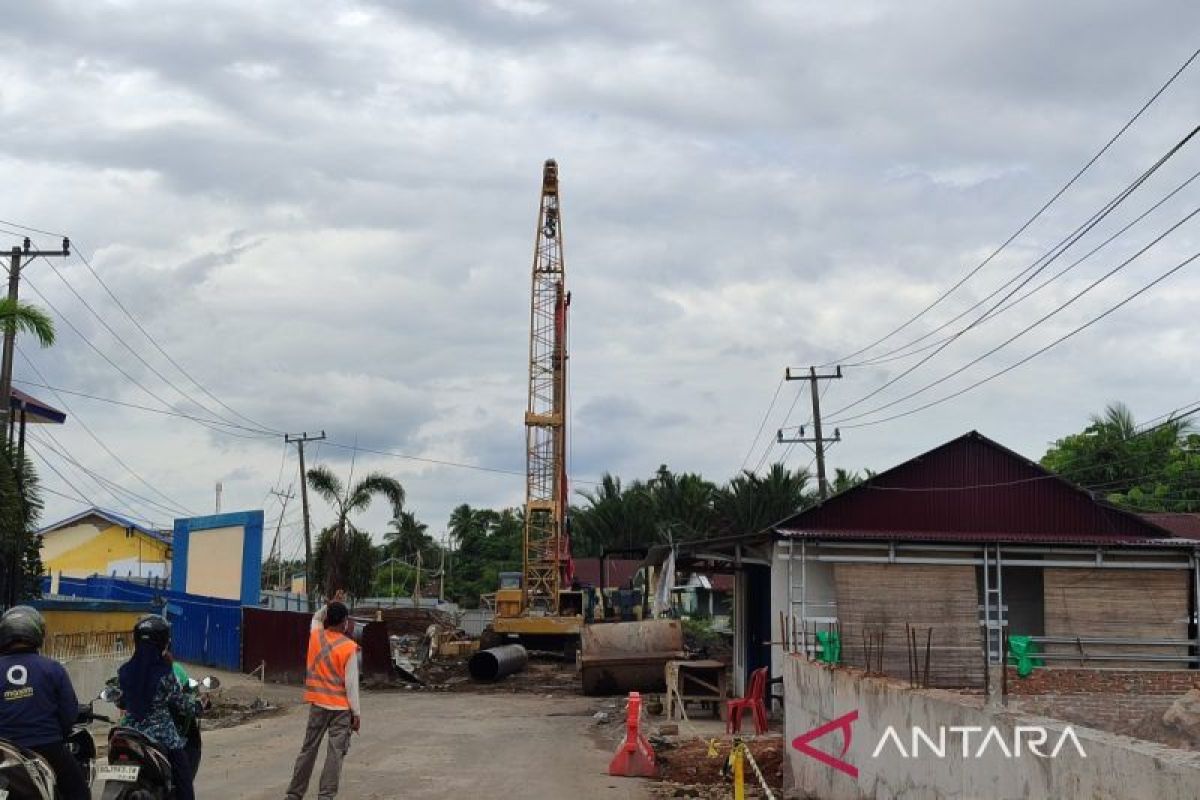 BWSS tutup jalan selesaikan pembangunan pengendali banjir Bengkulu