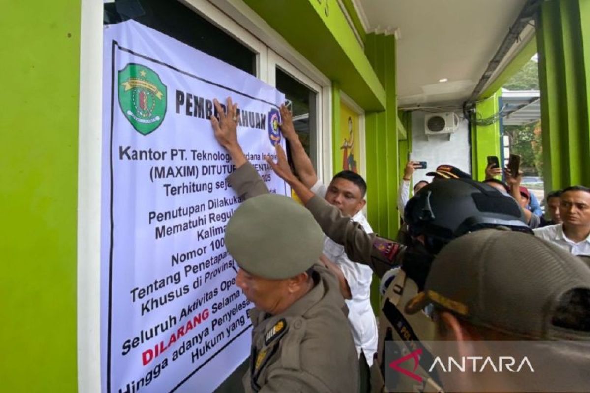 Pemprov Kaltim  segel aplikator ojol karena tak patuhi aturan tarif