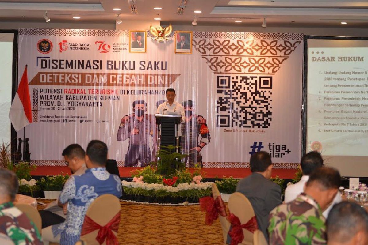 BNPT tingkatkan kesiapan kalurahan di Sleman deteksi dini terorisme dan radikalisme