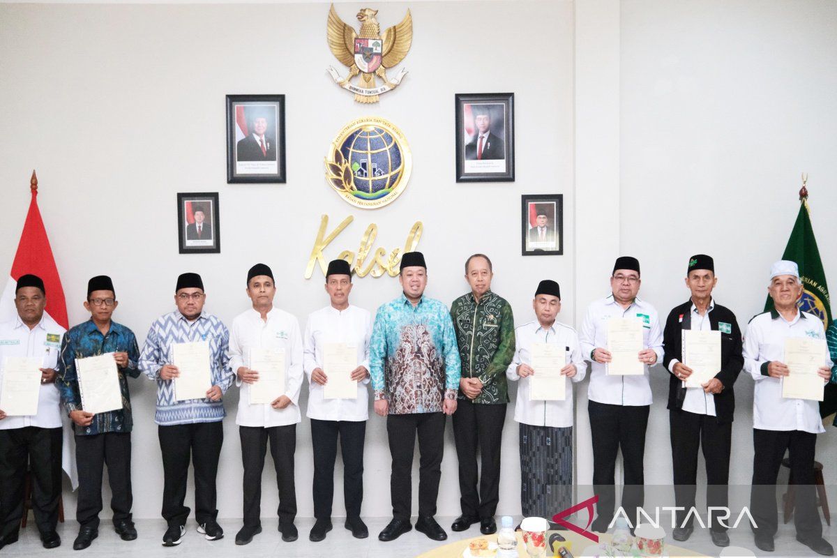 Kementerian ATR catat 5.102 rumah ibadah di Kalsel telah bersertifikat