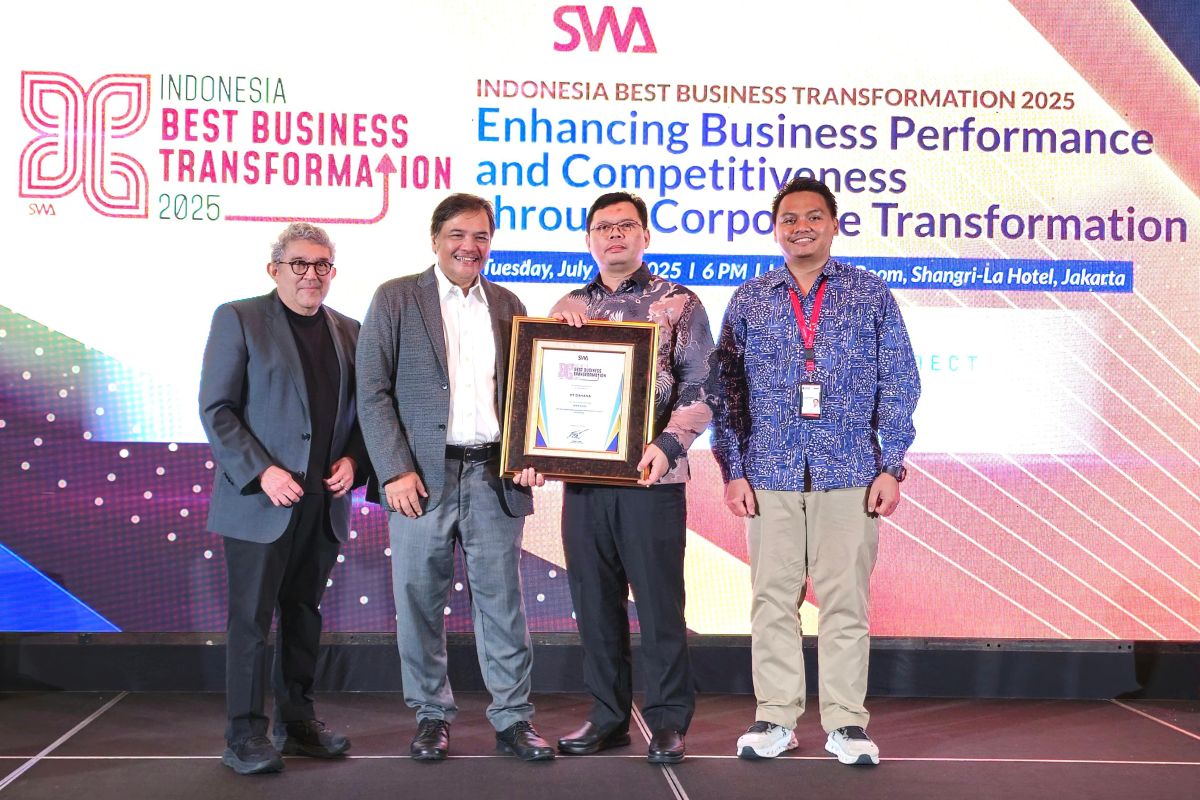 Dahana Sabet Penghargaan Indonesia's Best Business Transformation 2025
