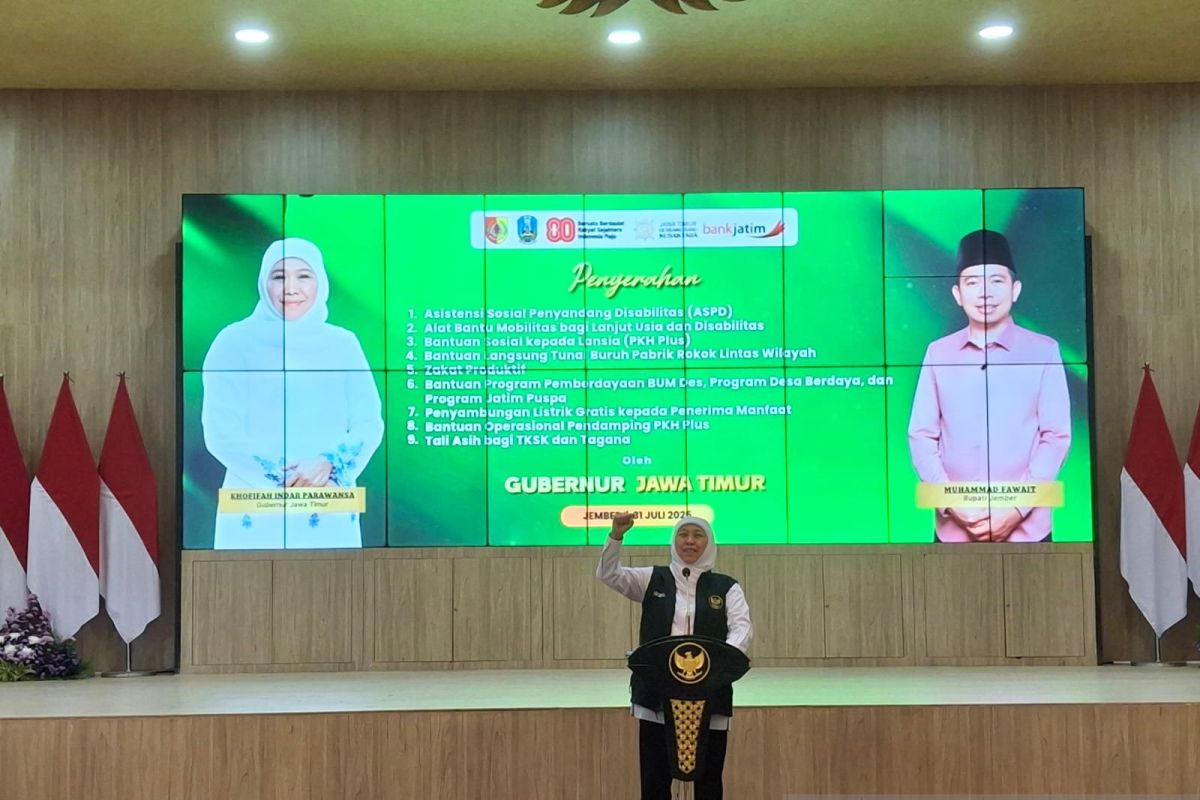 Khofifah ingatkan dana bansos tidak digunakan untuk judol
