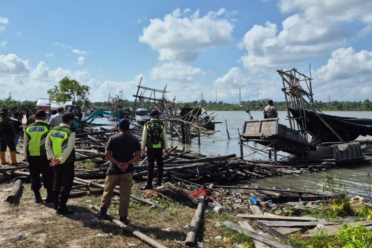 Tim APH Babeltertibkan tambang ilegal di IUPK PT Timah Merbuk
