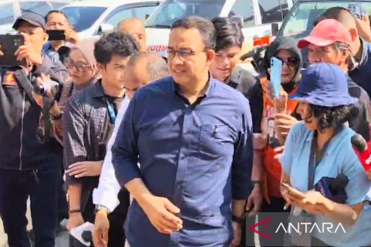 Anies Baswedan jenguk Tom Lembong di Rutan Cipinang