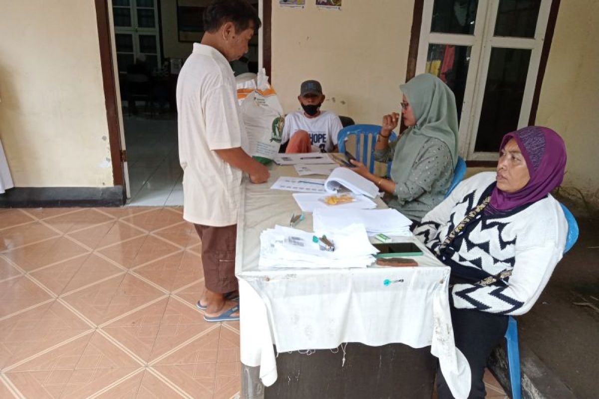 Pendistribusian bantuan pangan beras di Mataram rampung