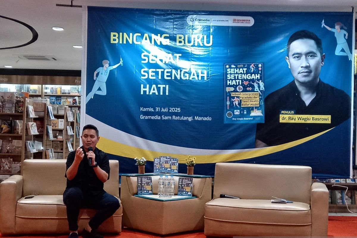 Ray Wagiu Basrowi rilis buku 'Sehat Setengah Hati'