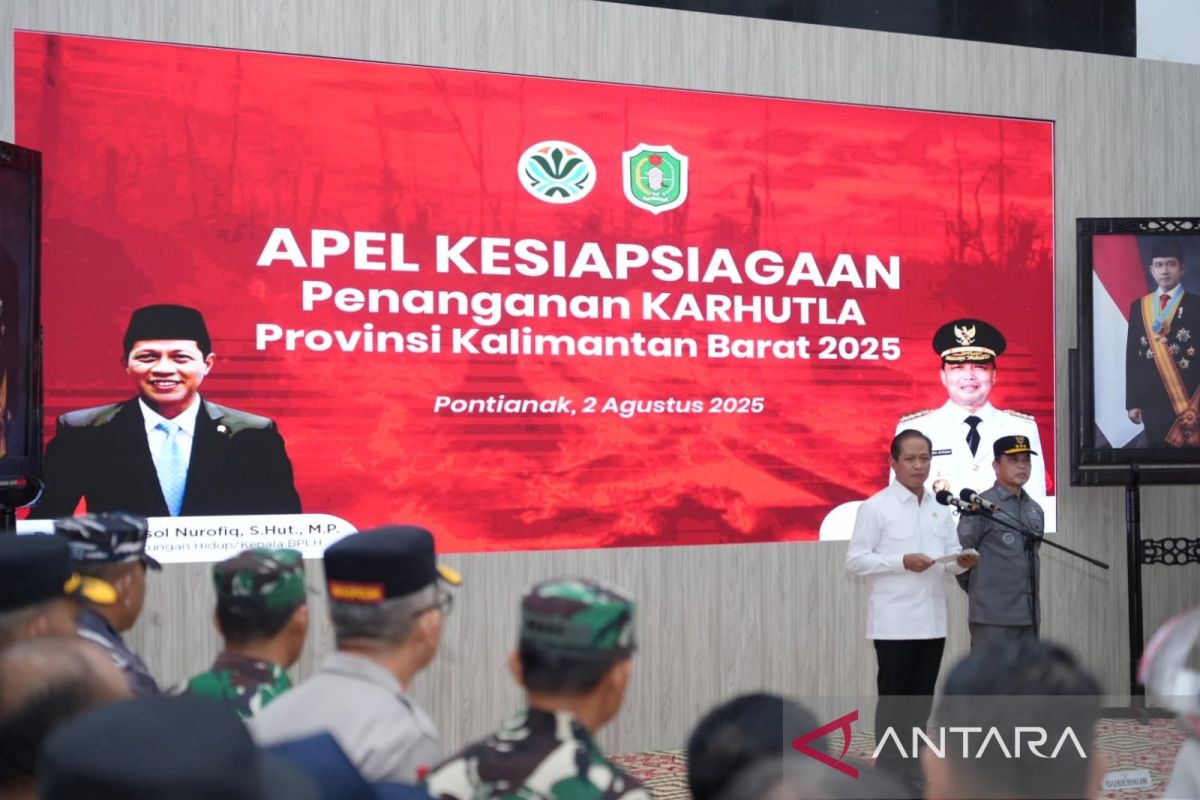 Minister signals zero tolerance for burning in W Kalimantan