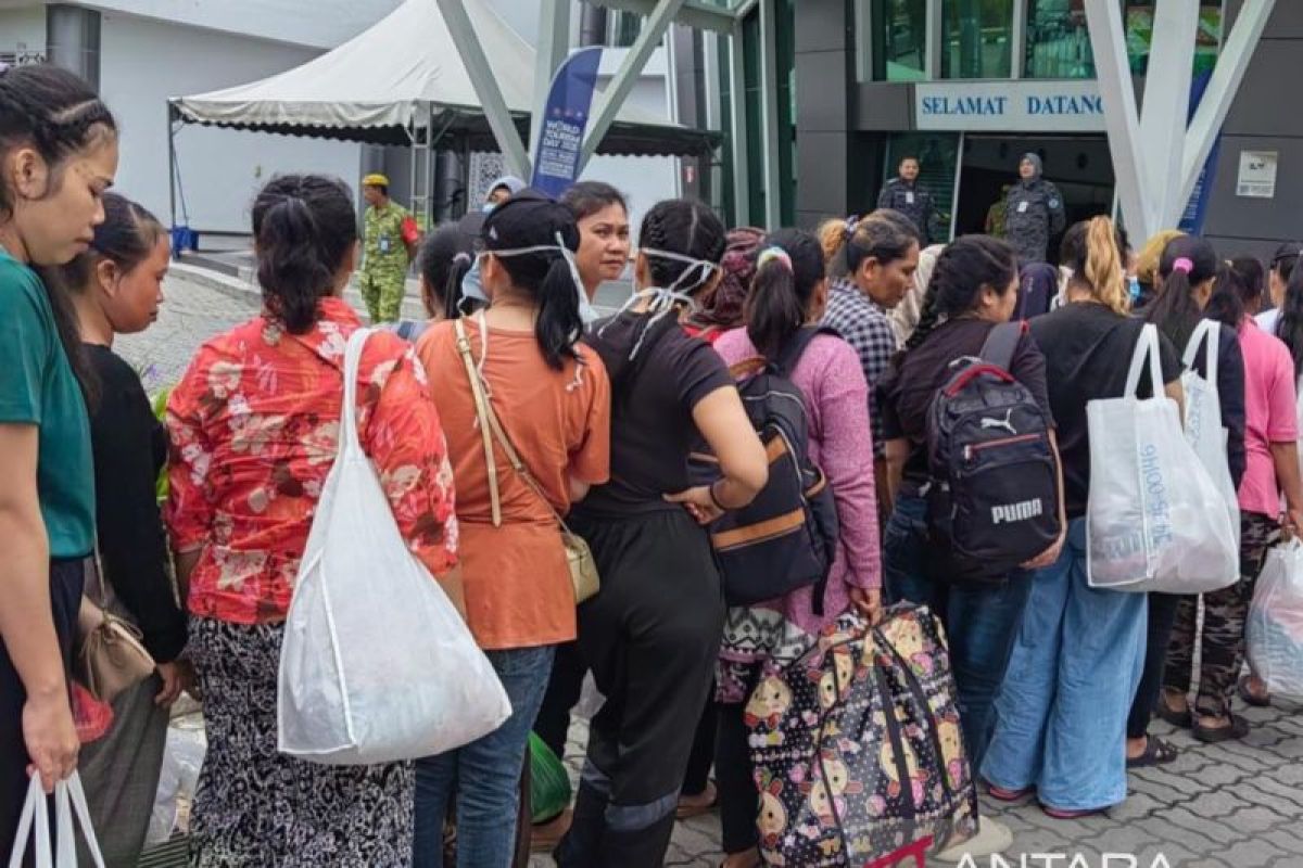 KJRI Johor Bahru fasilitasi deportasi 45 WNI/PMI ke Dumai