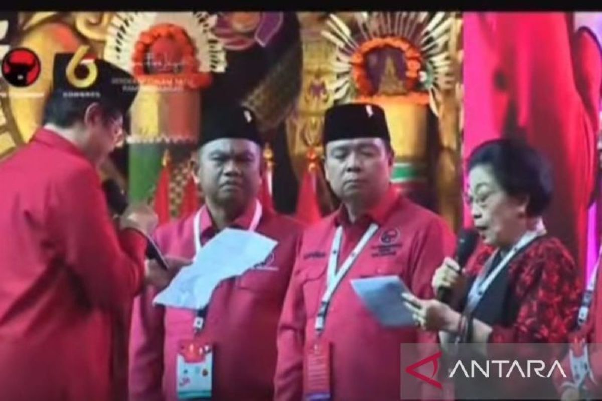 Darma Wijaya terpilih pimpin sidang DPC di kongres ke-VI PDI Perjuangan