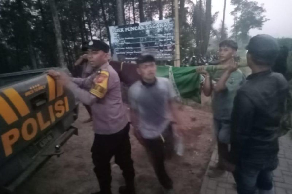 Polisi sebut pendaki yang tewas di Gunung Sagara Garut disebabkan karena sakit