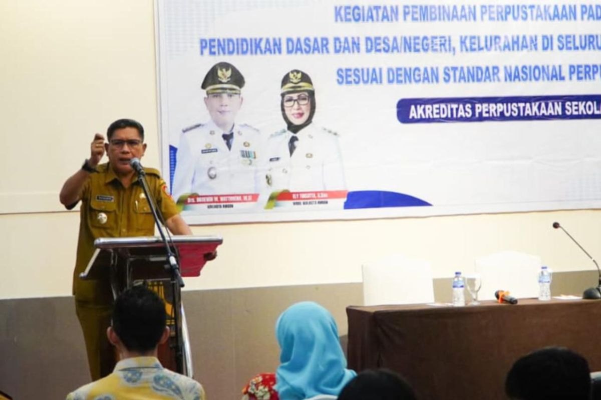 Pemkot Ambon tingkatkan kualitas layanan perpustakaan seluruh wilayah