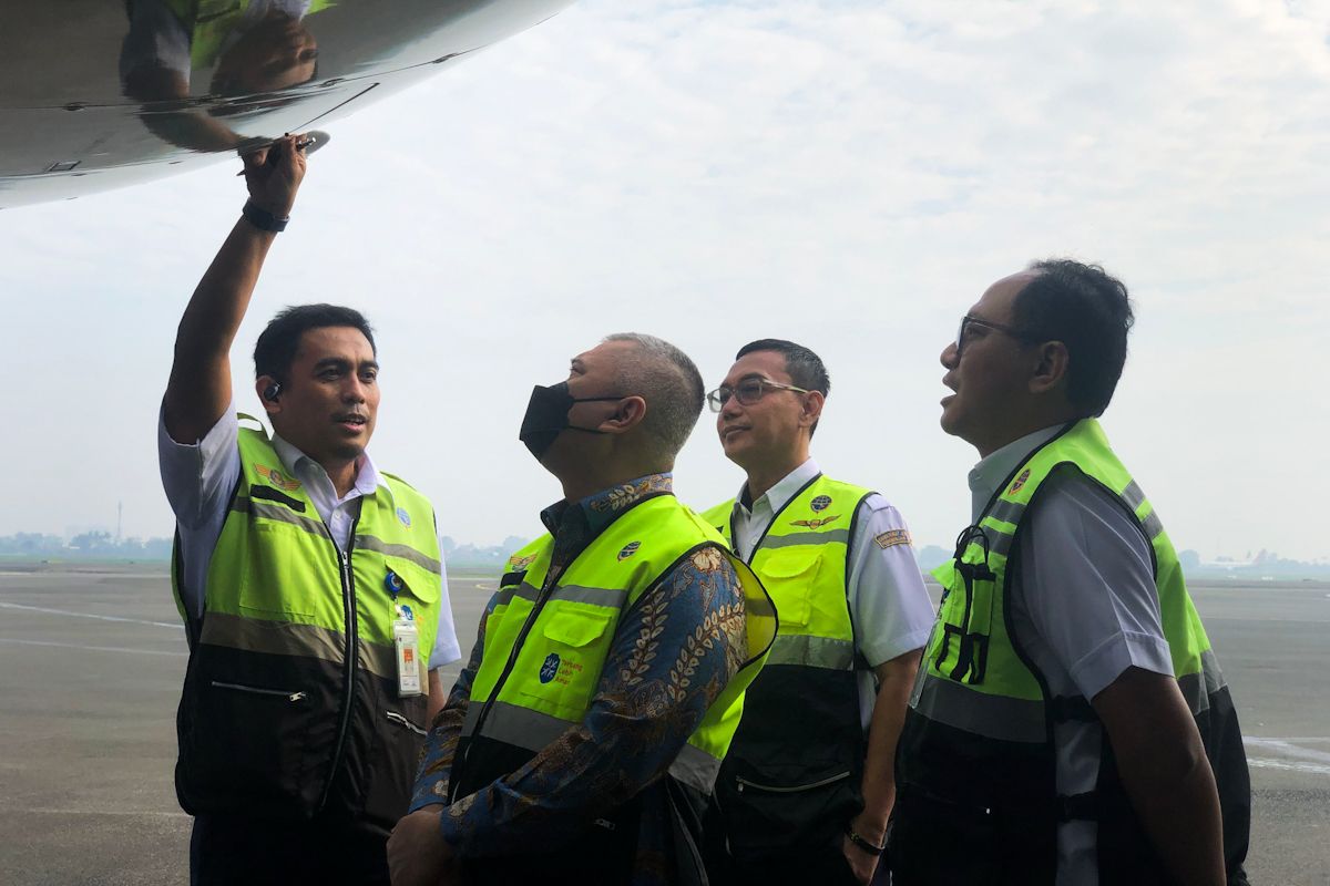 Minister inspects air safety, terminal upgrade at Soekarno-Hatta