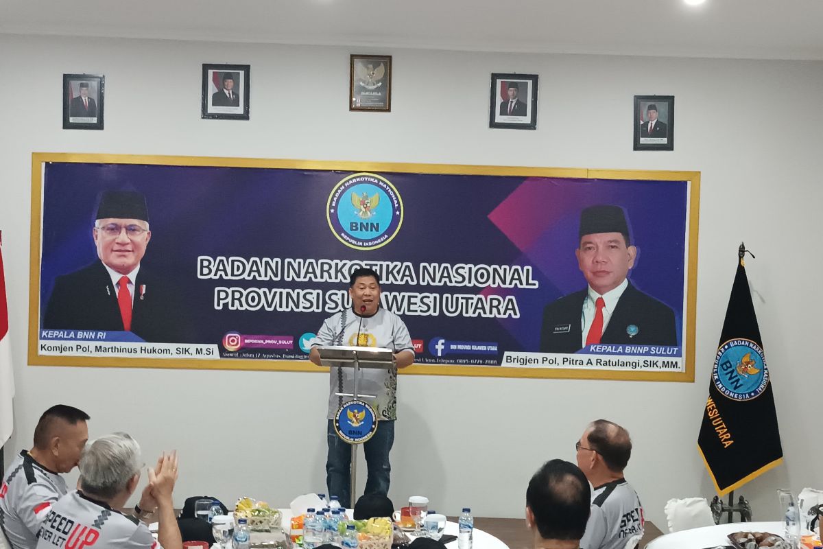 Puluhan jenderal polisi pulang kampung jadi duta antinarkotika Sulut 