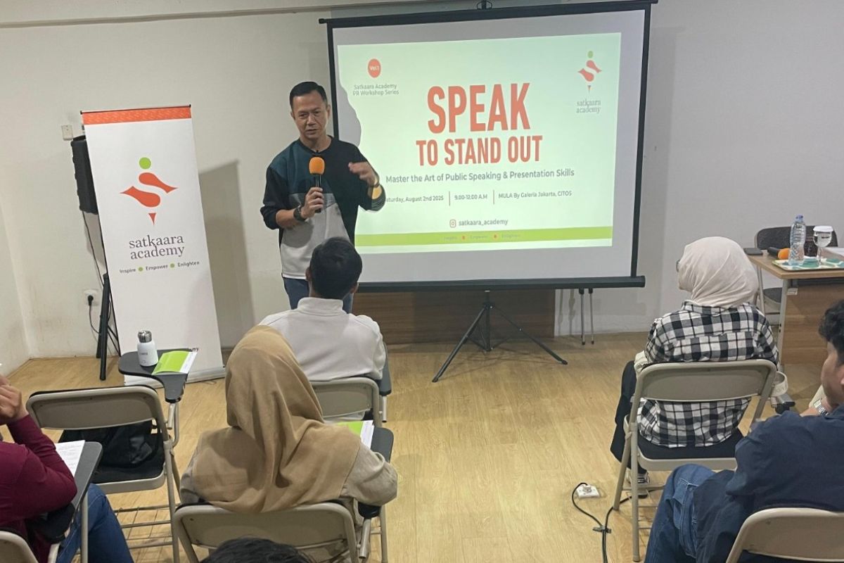 Keterampilan berbicara di depan umum jadi alat pembangun nilai