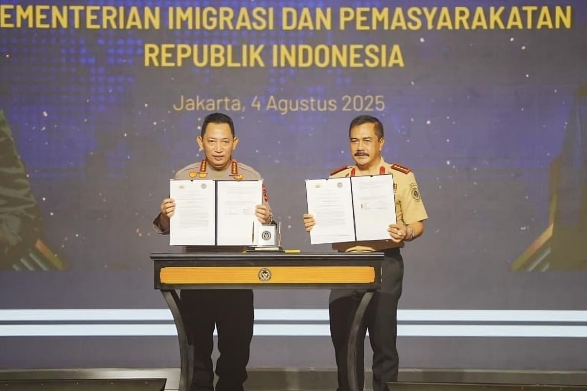 Kemenimipas-Polri teken nota kesepahaman untuk tingkatkan sinergisitas